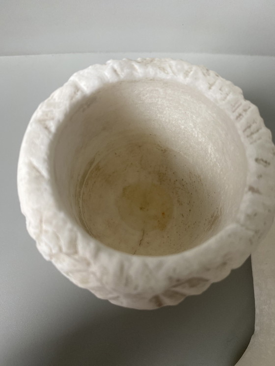 Image 1 of Mortar and pestle in alabaster