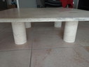 Square Coffee Table Travertine