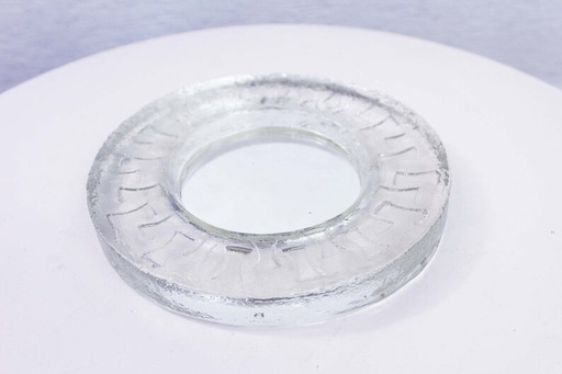 Bandeja de espejo de cristal vintage