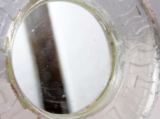 Image 1 of Plateau miroir en verre vintage