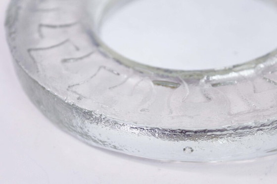 Image 1 of Plateau miroir en verre vintage