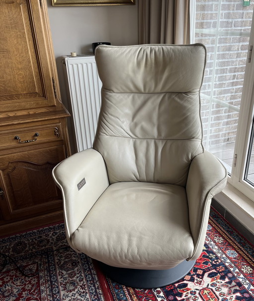 Fauteuil relax en cuir Twice