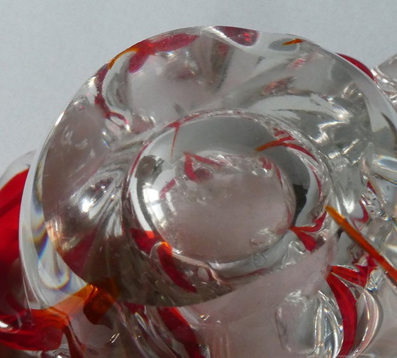 Image 1 of Heavy Murano-style bowl, Snapphane Glasbruk, Sweden, 1970s