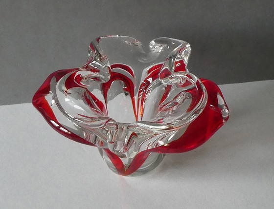 Image 1 of Heavy Murano-style bowl, Snapphane Glasbruk, Sweden, 1970s