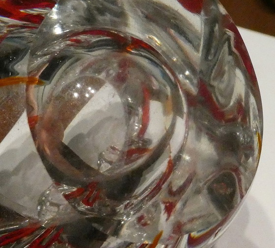 Image 1 of Heavy Murano-style bowl, Snapphane Glasbruk, Sweden, 1970s