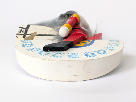 Image 1 of Schiaccianoci a cavallo | Statuetta vintage in legno | Germania, anni '70