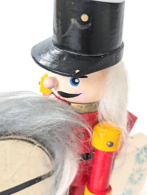 Image 1 of Schiaccianoci a cavallo | Statuetta vintage in legno | Germania, anni '70