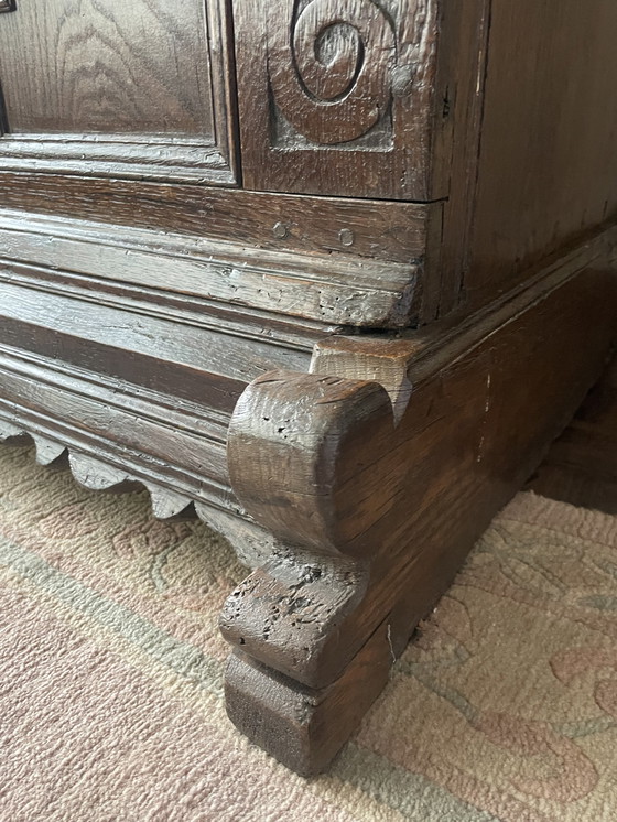 Image 1 of Antique Dutch Blanket Chest On Legs