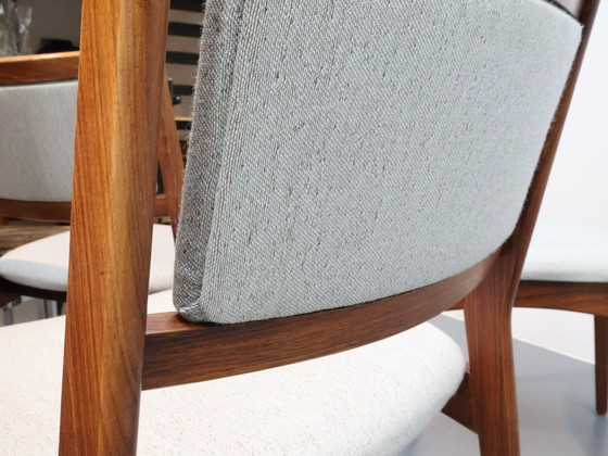 Image 1 of Ensemble de 5 chaises de salle à manger danoises vintage