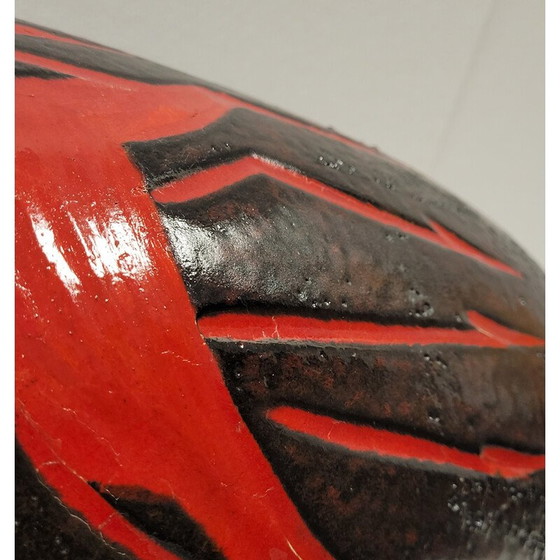 Image 1 of Vintage Fat Lava ceramic vase for Scheurich Keramik, Germany 1950