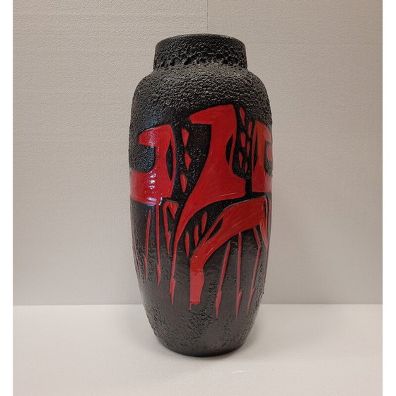 Image 1 of Vintage Fat Lava ceramic vase for Scheurich Keramik, Germany 1950