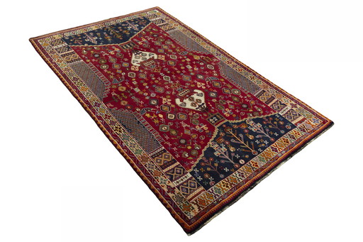 Hand-knotted Ghashghai carpet - 258 X 166 Cm