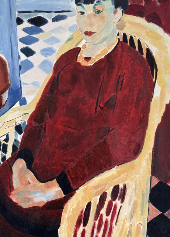 Image 1 of Peter Waterschoot 1969-2022 Magnificent Painting Tribute To Rik Wouters