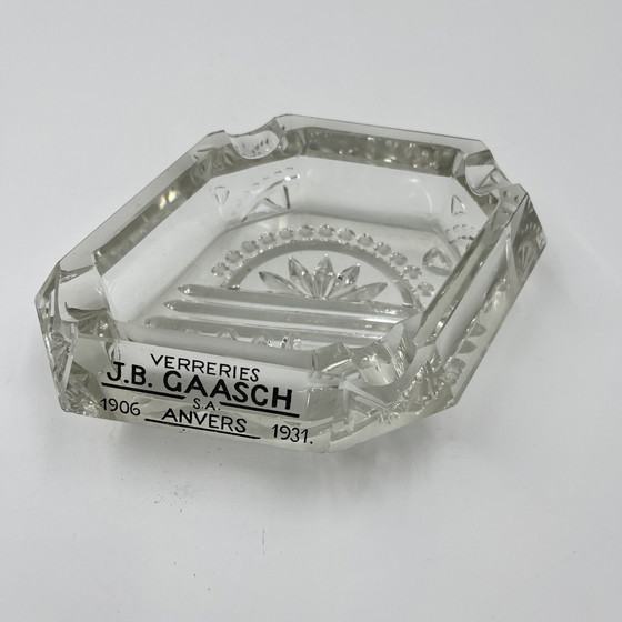 Image 1 of Art Deco Glass Ashtray