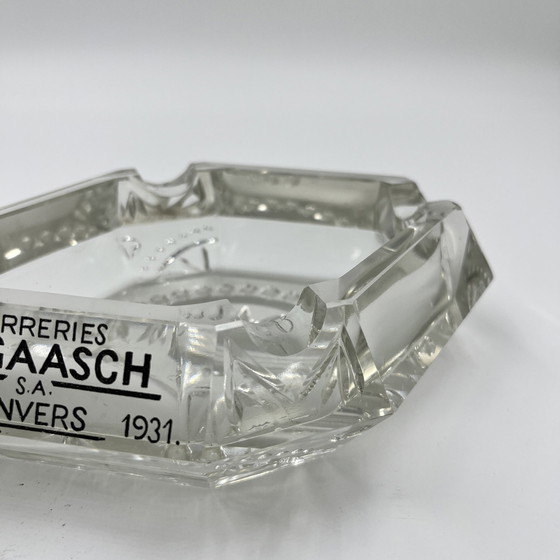 Image 1 of Art Deco Glass Ashtray