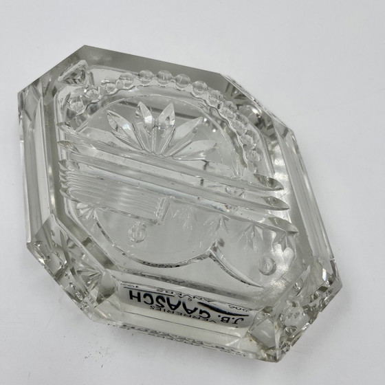 Image 1 of Art Deco Glass Ashtray