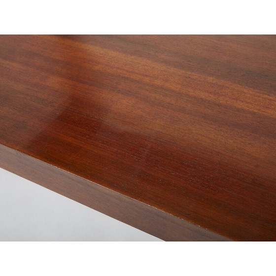 Image 1 of Vintage walnut coffee table by Charles Dudouyt, 1940s