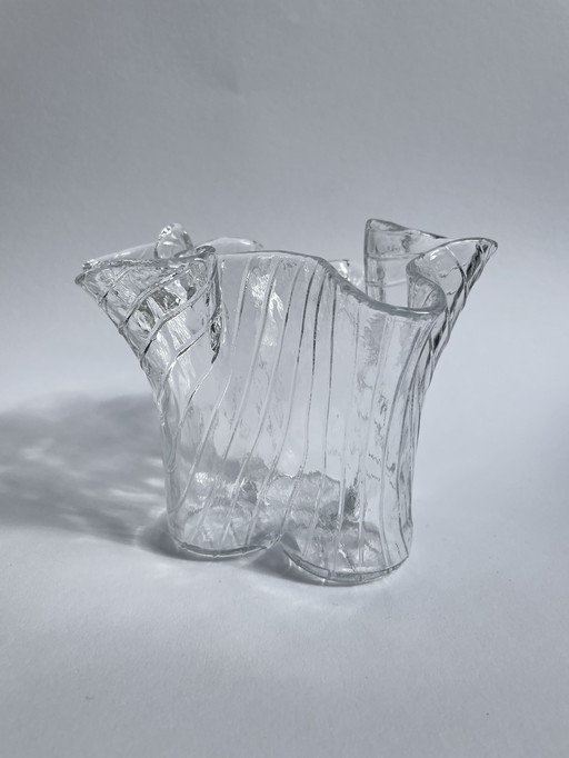 Muurla Glass Vase - Hand made in Finland