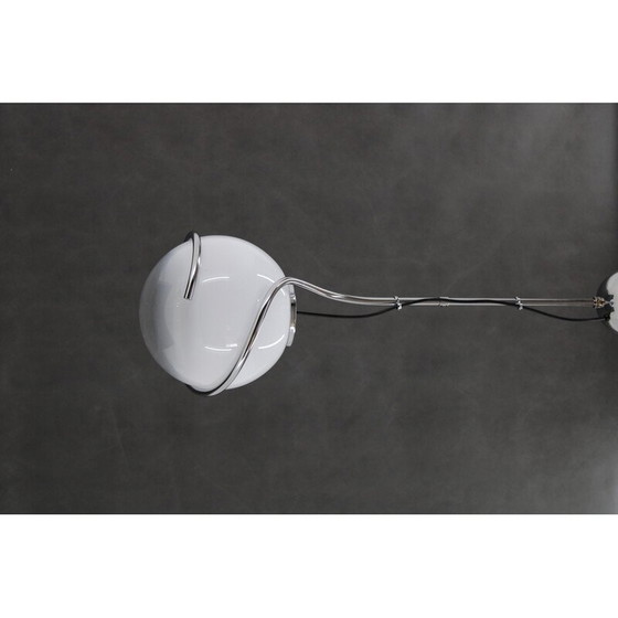 Image 1 of Lampada a sospensione vintage italiana in vetro di Murano di Fabio Lenci per Guzzini, Italia anni '70