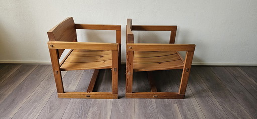 2x Edvin Helseth Trybo lounge chair