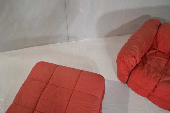 Image 1 of Red Aflex Sofa Set