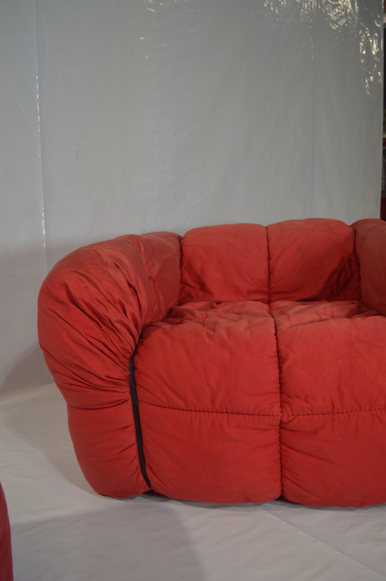 Image 1 of Red Aflex Sofa Set