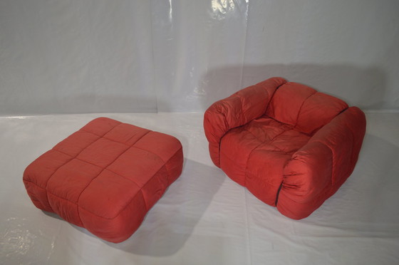 Image 1 of Red Aflex Sofa Set