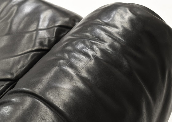 Image 1 of De Sede DS2011 sofa in black leather, Switzerland – circa 1980