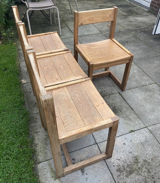 Image 1 of Pine Chairs Hugo Svensson