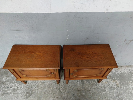 Image 1 of 2 x tables de nuit Mid Century