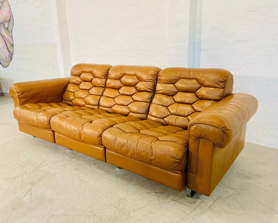 Image 1 of Vintage De Sede Model DS-P, 3 Person Sofa by Robert Haussmann 1970s