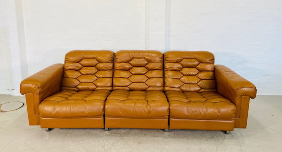 Image 1 of Vintage De Sede Model DS-P, 3 Person Sofa by Robert Haussmann 1970s