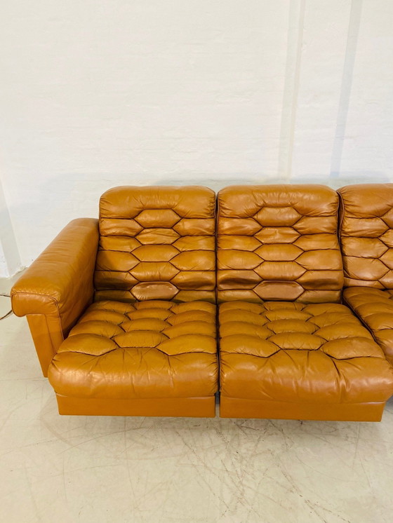 Image 1 of Vintage De Sede Model DS-P, 3 Person Sofa by Robert Haussmann 1970s