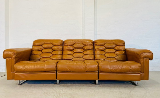Image 1 of Vintage De Sede Model DS-P, 3 Person Sofa by Robert Haussmann 1970s