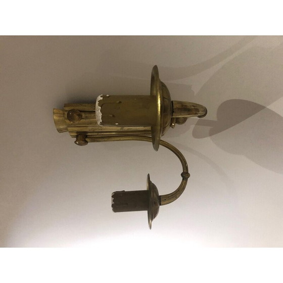 Image 1 of Pair of vintage art deco wall lamps with double light