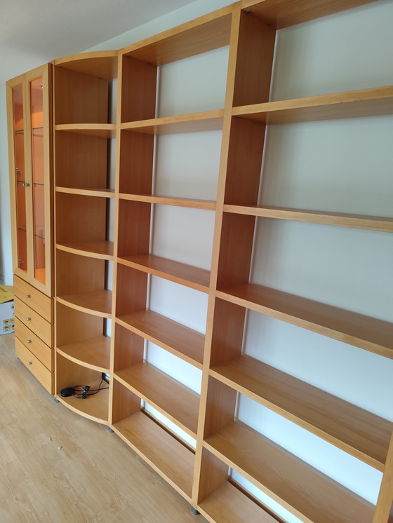 Image 1 of Hulsta Mega Design Wall Cabinet With Modular Bookshelves