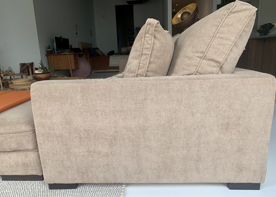 Image 1 of Roche Bobois modular lounge sofa Long Island + hocker