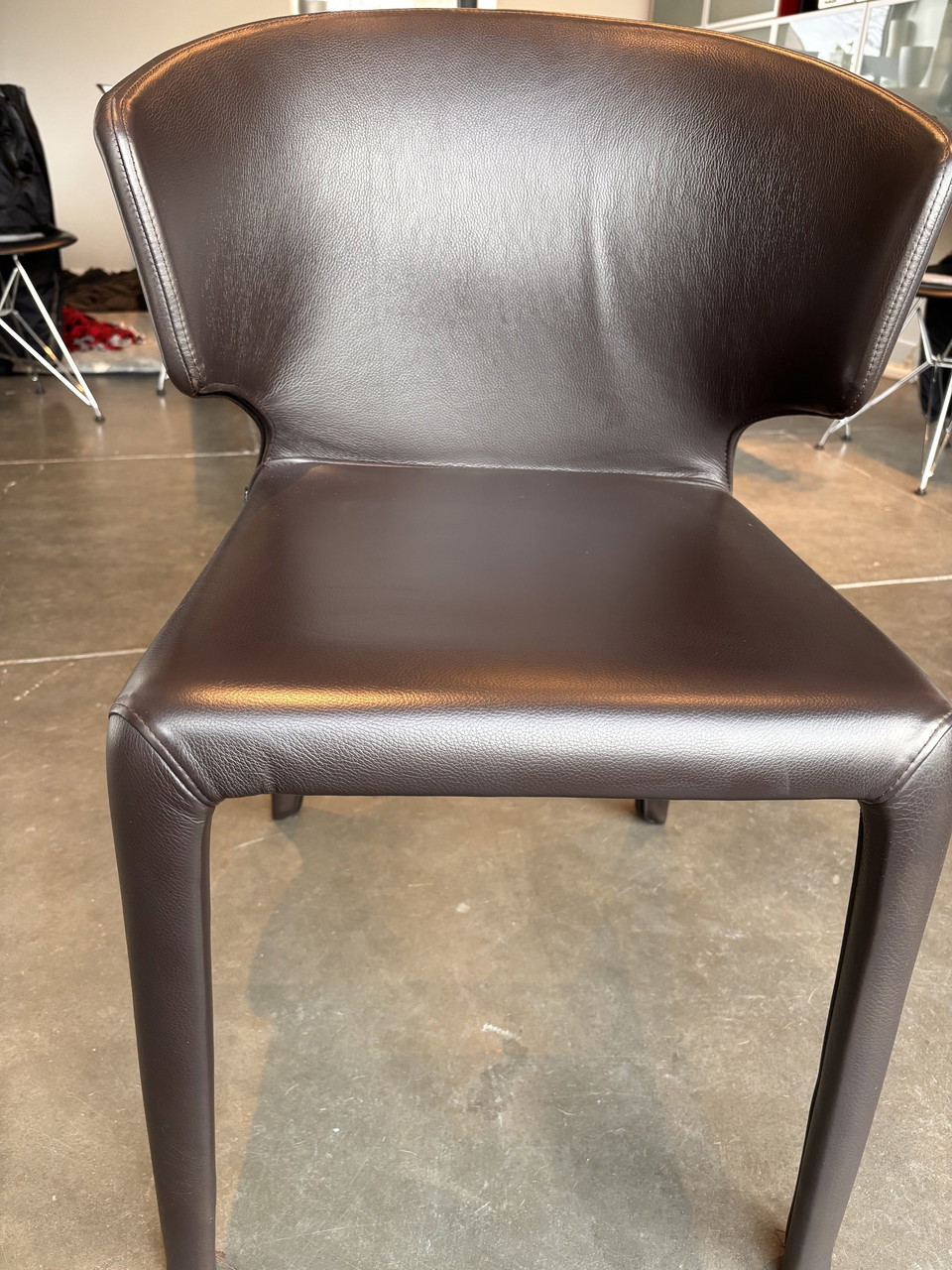 6x Leather Cassina Hola 367 Chairs €2,550 Whoppah