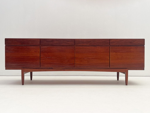 Teak Credenza Lb Kofod-Larsen For Faarup Mobelfabrik, Fa 66. 1960 . Denmark