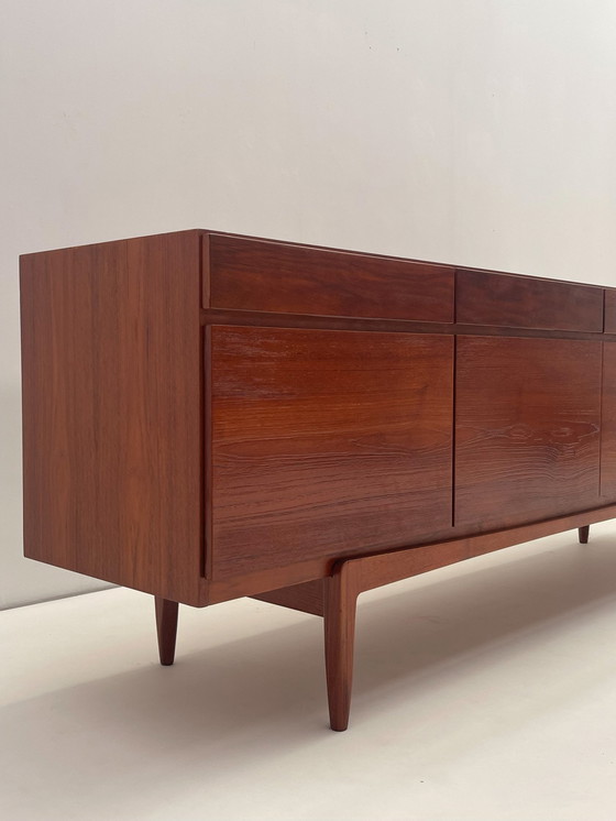 Image 1 of Teak Credenza Lb Kofod-Larsen For Faarup Mobelfabrik, Fa 66. 1960 . Denmark