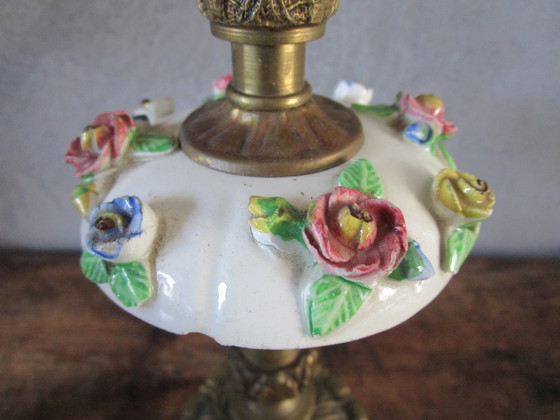 Image 1 of Hermosa lámpara de mesa retro.