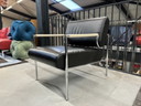 Fauteuil Leolux Gazetta cuir noir