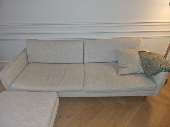 Image 1 of Armchair Bolia Scandinavia 3 seats with footstool