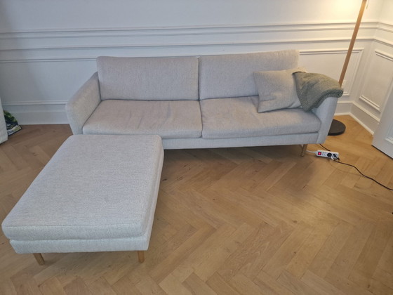 Image 1 of Armchair Bolia Scandinavia 3 seats with footstool