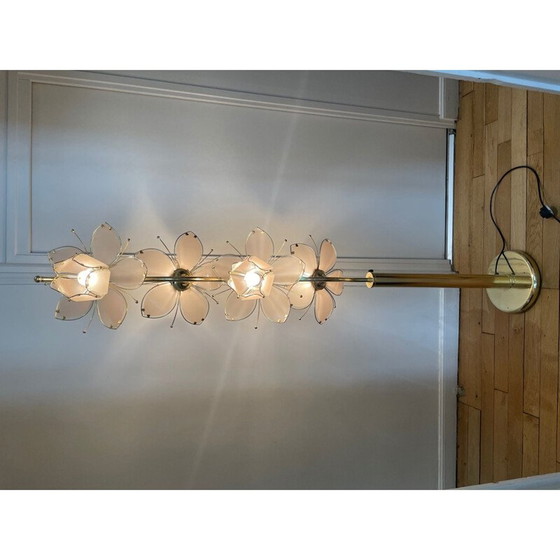 Image 1 of Vintage Italian lotus flower floor lamp, 1970