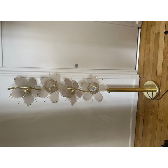 Image 1 of Vintage Italian lotus flower floor lamp, 1970