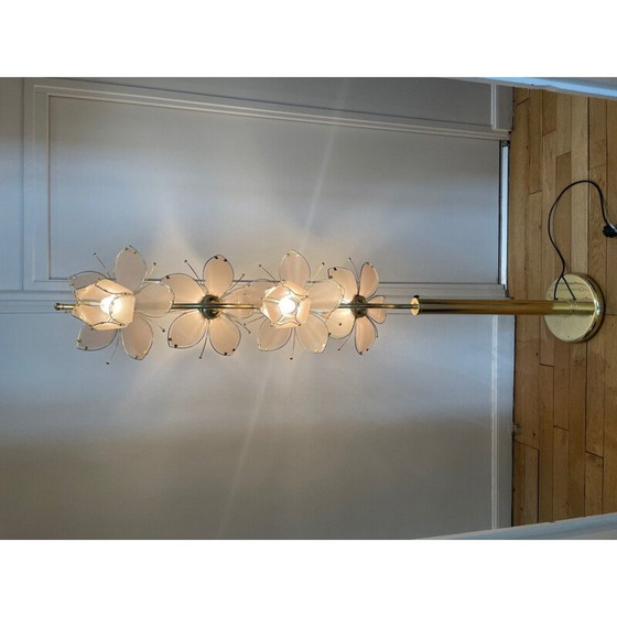 Image 1 of Vintage Italian lotus flower floor lamp, 1970