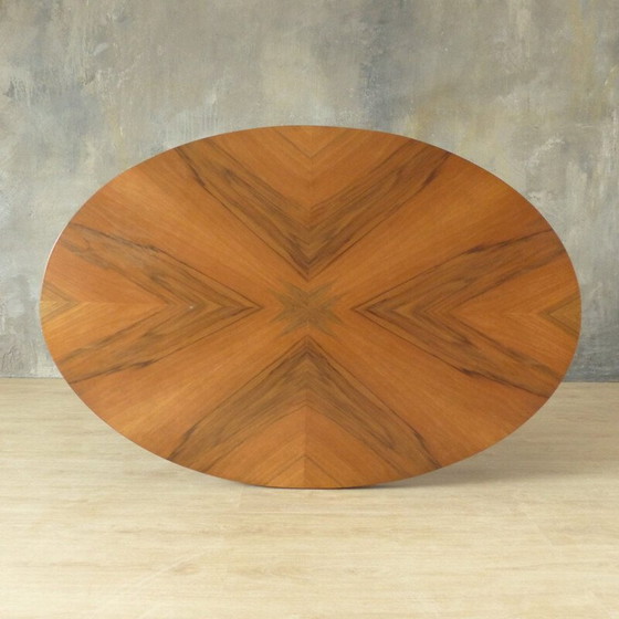 Image 1 of Vintage Oval Dining Table 1950s