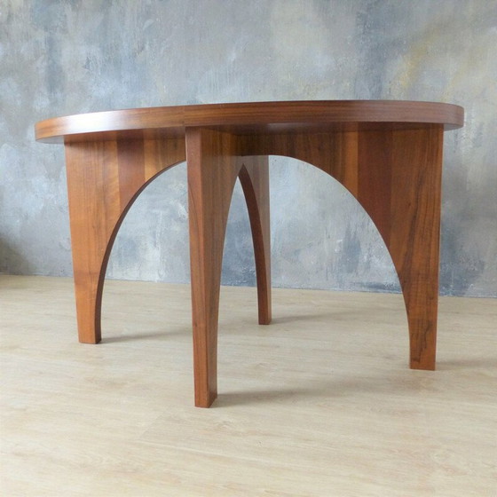 Image 1 of Vintage Oval Dining Table 1950s