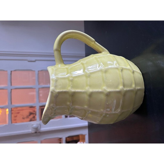 Image 1 of Vintage earthenware pitcher for the Saint Clément factory, Italy 1950